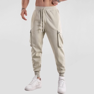 Nouvelles Joggings Cargo Homme Automne 2026 Multi-Poches Coupe Ample Style Workwear pour la Course, l'Entraînement en Extérieur et les Tenues Décontractées - Product Image 4
