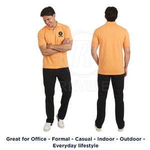 เสื้อโปโลคุณภาพสูง 100% ผ้าฝ้าย สำหรับผู้ชาย แขนสั้น ออกแบบตามสั่ง สำหรับขายออนไลน์ ผลิตในปากีสถาน - Product Image 2