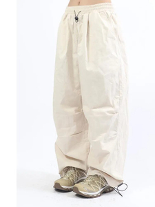 Customized Track Joggers Pants Baggy High Quality <b>Wind</b> <b>Breaker</b> Distressed Wide Legs Nylon Joggers Pants for Men - Product Image 5