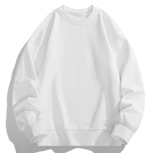 Suéter de Punto Oversize para Hombre, Cuello Redondo, Color Crema, Corte Regular, Estilo Casual para Otoño - Product Image 6
