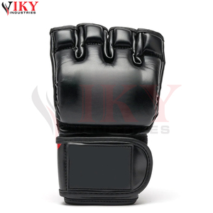 Gants de MMA de protection des mains, qualité supérieure, modèle le plus récent, noir et rouge, avec protection des poignets, pour grappling, sparring et boxe - Product Image 4