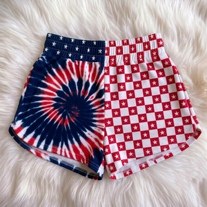 Pantalones Cortos de Verano para Mujer, Transpirables, Personalizados, de Cintura Alta, Sólidos, 100% Poliéster, de Secado Rápido, Ecológicos, para Adultos, Mamá y Yo, Nuevos - Product Image 1