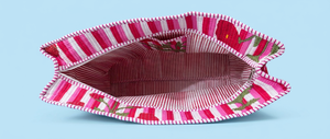 Sac fourre-tout matelassé en coton à motif floral, sac à main en toile matelassée avec poignée en corde, logo personnalisé pour la plage, le shopping, les voyages et l'usage quotidien - Product Image 4