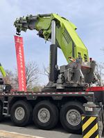 Nouvelle grue mobile à flèche articulée Zoomlion de 220 tonnes, grue tout-terrain à bras télescopique, équipement de levage lourd pour travaux de tunnel