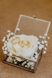 Customized <b>Hexagon</b> Glass Ring <b>Box</b> with Metal Frame, Decorative Storage Organizer Jewelry <b>Box</b> For Wedding <b>Gift</b> & Home use - Product Image 4