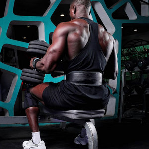 Cinturón de Levantamiento de Pesas de Cuero de Calidad Profesional, Ajustable y Resistente, Soporte para Levantamiento de Pesas, Fabricante OEM - Product Image 5