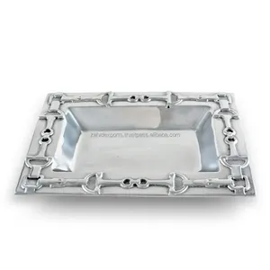Bandeja de Metal Hecha a Mano de Moda para Colecciones de Artículos para el Hogar, Textura Global, Decoración de Cocina para Exportación, por Zahid Exports en India - Product Image 5