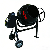 BISON (CHINE) Petite bétonnière électrique portable 120L 140L 160L 180L 200L avec tambour