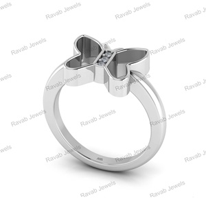 2025 haute qualité en argent Sterling lunette bague vierge réglage avec résine plaquée or femmes cadeau de mariage bijoux composant vierge - Product Image 1