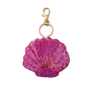 Trendy Cartoon Woven Seed Beads Embroidery Coin Holder Keychain Handmade Color Changing Gift - Product Image 1
