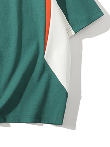 Camisetas Premium con Estampado Gráfico Lavado al Ácido, Corte Holgado, Logotipo Personalizado, Estilo Vintage, Ropa Casual Urbana de Algodón para Hombre - Product Image 5