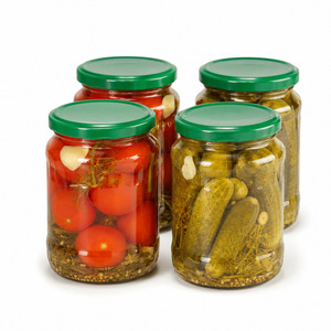 Top Selling Delicious Natural <b>Pickled</b> Assorty Whole Unpeeled Cucumber and Tomato Packed in 720ml Mason <b>Jar</b> - Product Image 1