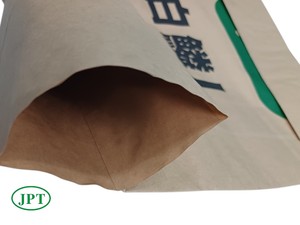 Bolsa de Papel Kraft Biodegradable de Grado Alimenticio, Personalizada, de 10 kg y 25 kg, Impresa en Flexografía, con Fondo Cosido, para Harina y Almidón de Tapioca - Product Image 4