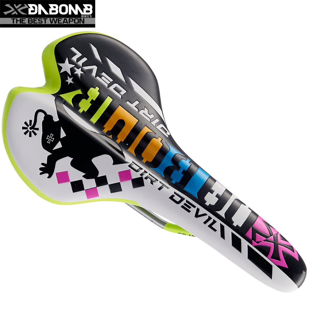 DABOMBエンデューロクラシックMTBサドルカラフルPU Cr-Moスチール