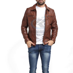 Chaqueta de cuero de oveja para hombre, más vendida, de invierno, Pakistán, mejor calidad, chaqueta de cuero para hombre de invierno - Product Image 4
