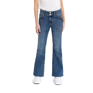 Proveedor de Bangladesh: Jeans de mezclilla lavados casuales para niñas, calidad premium, ecológicos, transpirables, ligeros, holgados/enteros, de secado rápido. - Product Image 3