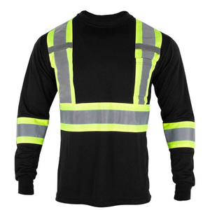 Camisetas de Alta Visibilidad con Impresión Digital de Alta Calidad al por Mayor, Ropa de Seguridad Reflectante Personalizable, Transpirable y a Precio Económico para Hombre - Product Image 1