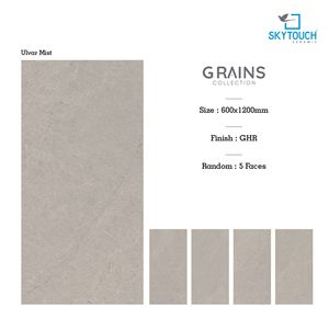 Baldosas de porcelana Skytouch Ulvar Clay GHR para suelo, 600x1200mm, resistentes al ácido y antideslizantes, para villas, etc. - Product Image 3