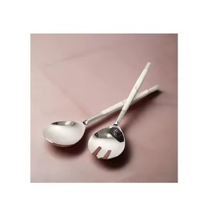 Ensemble de présentation de salade moderne, collection de cuillères et fourchettes en acier inoxydable pour restaurants - Product Image 4