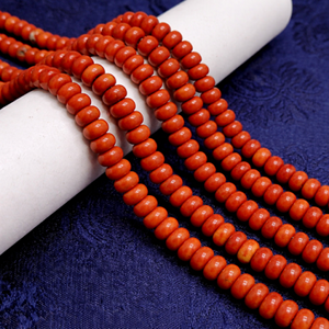 Zed <b>Red</b> Jasper Rondelle Gemstone Beads 8mm Premium Quality Trend Gemstone Strand for Jewelry Making DIY <b>Bracelet</b> Necklace - Product Image 1