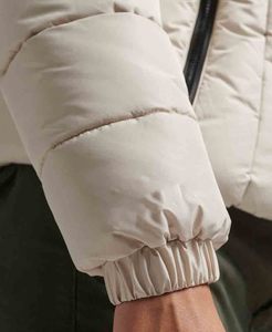 Winter Nylon Quilted Coat Bulk Order Waterproof Hooded Low MOQ Supplier Ladies Cropped puffer <b>jacket</b> for <b>women</b> - Product Image 3