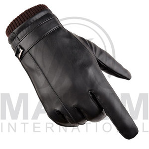 Gants en cuir de mouton et coton de qualité supérieure, taille personnalisée, confortables pour les activités quotidiennes, les voyages et les activités hivernales en extérieur, style décontracté et uni. - Product Image 3