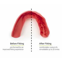 Protège-dents de sport robuste Elite : Protection contre les impacts, double densité, design respirant, absorption des chocs, anti-grincement, pour la boxe