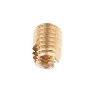 High Precision Brass Self Tapping <b>Inserts</b> with Corrosion Resistant Finish for Durable <b>Thread</b> Connections - Product Image 6