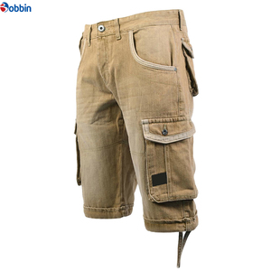 Short en jean nouveau style streetwear pour l'été – Salopette en jean tendance pour homme, personnalisée, qualité supérieure, coupe ajustée, multi-poches - Product Image 4