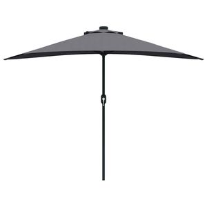 Sombrilla de Jardín Color Antracita de 115.75 x 59.06 x 88.19 Pulgadas con Base - Product Image 5