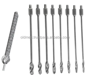 เครื่องมือผ่าตัดกระดูกและข้อแบบยืดหยุ่นชนิดมีรูตรงรุ่น OldMed Cannulated Flexible Reamer Fix Beat ผลิตจากเหล็กกล้าไร้สนิมคุณภาพสูงของเยอรมัน ได้รับมาตรฐาน CE/ISO ใช้ซ้ำได้ - Product Image 1