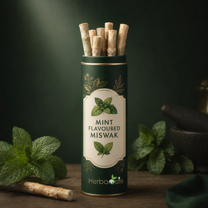 Miswak con Sabor a Menta, Palillo de Cuidado Dental Herbal Tradicional con Sabor a Menta para Blanquear los Dientes, Encías Saludables y Dientes Más Limpios - Product Image 5
