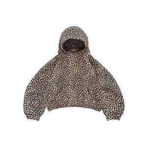 Women's Camo <b>Zip</b> <b>Up</b> <b>Cropped</b> Hoodie Oversized Long Sleeve Hooded Sweatshirt Full <b>Zip</b> Camouflage Jacket with Kangaroo Pocket - Product Image 5