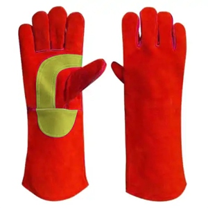 High Quality Long-Lasting Reinforced Cowhide Split Leather <b>Gloves</b> Heat Spark Resistant Construction Welders Safety <b>Gloves</b> - Product Image 5