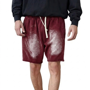 Shorts délavés personnalisés, style streetwear décontracté, pour usage quotidien, avec logo personnalisé, marque privée, fournisseur en gros - Product Image 5