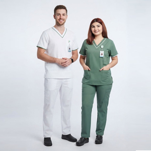 Unisex Nurse <b>Scrub</b> Jogger <b>Scrub</b> <b>Set</b> Hospital Doctors and Nurses Custom Logo Professional Medical <b>Scrub</b> <b>Set</b> - Product Image 6