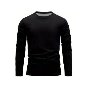 Camiseta Clásica Universitaria con Transferencia Térmica, Marca Privada, Básica, de Manga Larga para Hombre - Product Image 6