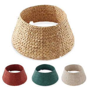 En gros, Jupe de sapin de Noël artisanale en jacinthe d'eau, style rustique, grande taille, pour base de sapin artificiel - Product Image 3