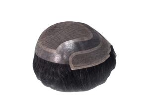 Toupee para Hombre Taz Hair, Peluca de Cabello Humano 100%, Densidad 60%-150%, Cabello Remy Indio, Resistente al Agua, Suave, Ondulado Profundo - Product Image 3