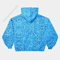Sweat à capuche zippé en coton 100% lourd à imprimé léopard, design streetwear personnalisé, impression DTF, DTG, sérigraphie, sérigraphie en relief, fournisseur en gros OEM ODM