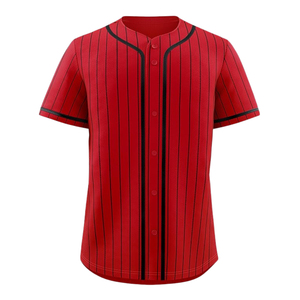Camisetas de Béisbol Cortas Personalizadas de Talla Grande, 100% Poliéster, Absorbentes de Humedad, Color Rosa para la Lucha Contra el Cáncer de Mama, Cierre con Botones OEM - Product Image 4