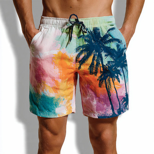 Shorts de Playa Sublimados para Hombre, 100% Poliéster, Ligeros, Shorts de Baño Sublimados, Shorts Estampados para Nadadores - Product Image 5