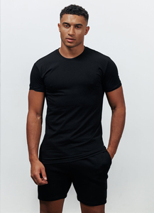 Camiseta de Algodón 100% de 300 g/m², Personalizada con Logotipo, para Hombre, Lisa, Blanca y Negra - Product Image 3