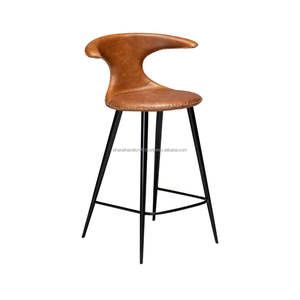 Chaise de bar de comptoir, hauteur réglable, siège rembourré confortable, cadre en métal robuste, design moderne et élégant, parfait pour la cuisine - Product Image 1