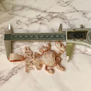 Pendentif en argent 925 avec certificat GRA, testeur de diamant, motif sac à monnaie, moissanite VVS - Product Image 6