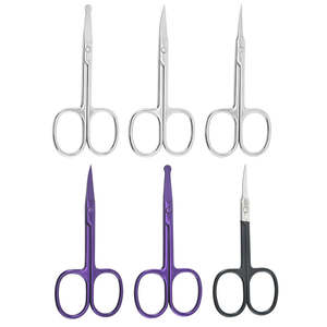 Tijeras para Cutículas de Acero Inoxidable de Primera Calidad, con Hoja Curva para Diestros, Estuche de Cuero, Cuidado Preciso de las Uñas, Remoción de Esmalte, Arte de Uñas - Product Image 6