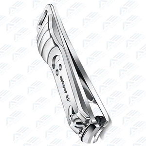 Cortauñas Grande con Lima de Uñas Integrada, Herramienta de Precisión Duradera para el Cuidado de las Uñas, Cortauñas Profesional de Acero al Carbono Plateado - Product Image 3