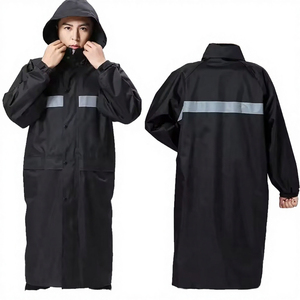 Chubasquero Impermeable con Capucha Reflectante, Estilo Moderno y Simple para Adultos, Ideal para Pesca y Viajes - Product Image 1
