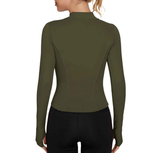 เสื้อแจ็คเก็ตผ้าสแปนเด็กซ์สำหรับผู้หญิง ลุคคลาสสิก ชุดกีฬา ประสิทธิภาพดีเยี่ยม ระบายอากาศได้ดี - Product Image 2