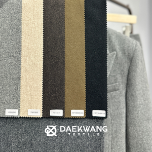 [BFM_DAEKWANG TEX] Tissu en flanelle de laine mérinos 99% et élasthanne 1% extensible, 275 GSM, léger - Product Image 2